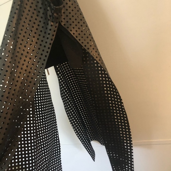 BCBGeneration Laser cut Faux leather long top - Picture 11 of 13